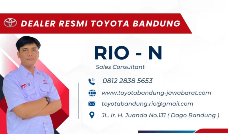 Sales Dealer Resmi Toyota Bandung 2025