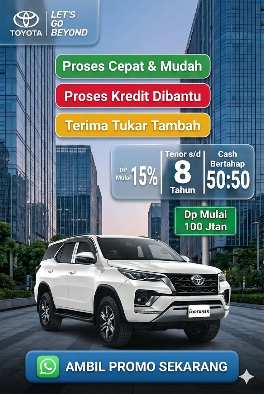Promo Toyota Fortuner Bandung