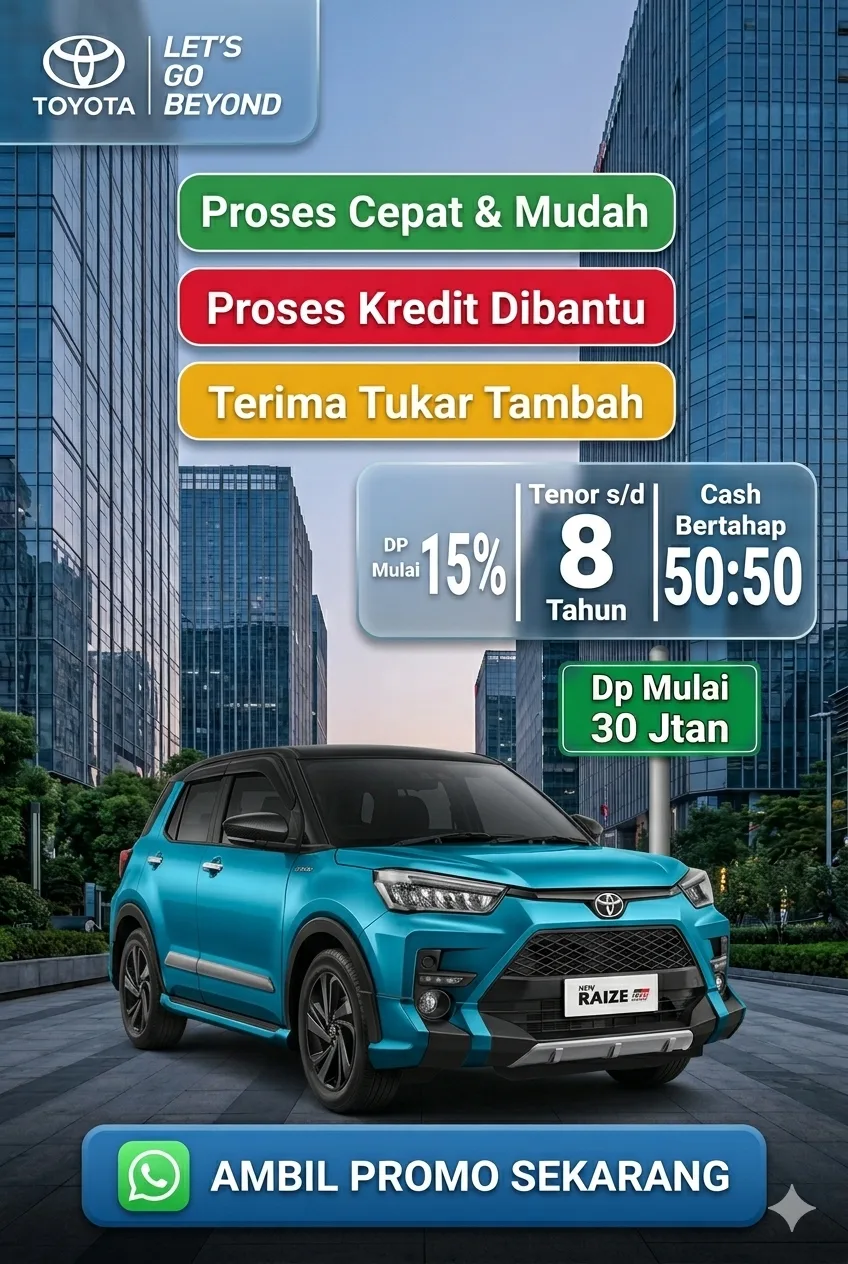 Promo Toyota Raize Bandung