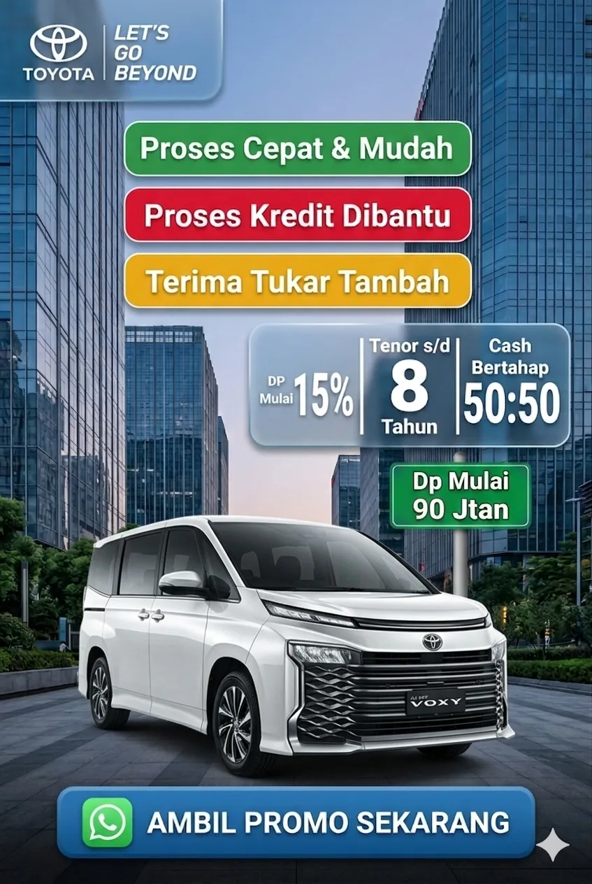 Promo Toyota Voxy Bandung